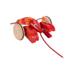 Homard a Trainer en Bois Goki | Jouet de Marche 1 An