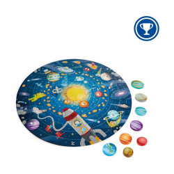 Puzzle système solaire 100 pièces