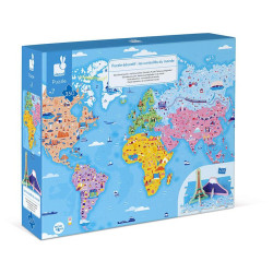 Puzzle éducatif géant - Curiosités du monde 350 pièces