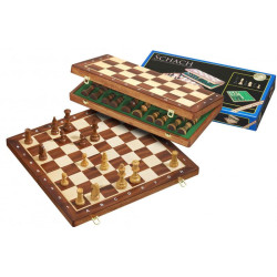 Jeu en bois d'échecs - cases de 40mm
