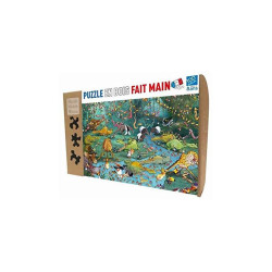 Puzzle en bois - crocos  cie - 100 pièces
