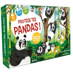 Protège tes Pandas Auzou - Jeu de Stratégie et Écologie | Boissellerie.fr
