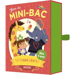 Jeu du Mini Bac Auzou - Jeu de Cartes Vocabulaire dès 5 ans | Boissellerie.fr
