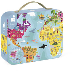 Puzzle valisette - Planète bleue - 208 pièces