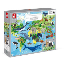 Puzzle éducatif : les Espèces Prioritaires- 350 pièces