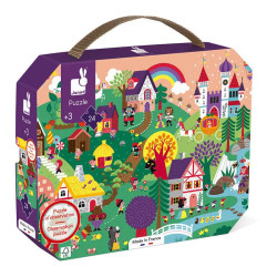 Puzzle d'observation - les contes 24 pièces