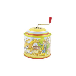 Moulin Musical La Ferme Métal Goki | Jouet Traditionnel Dès 1 An