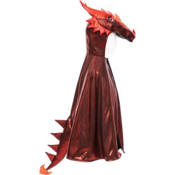 Déguisement Cape de Dragon rouge irisé 4-6 ans