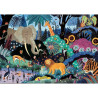 Puzzle en bois - Nuit dans la jungle - 50 pièces