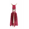Déguisement Cape de Dragon Starry night rouge et cuivre - 4 à 6 ans
