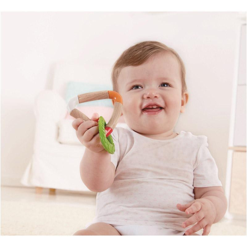 Hochet de dentition double triangle