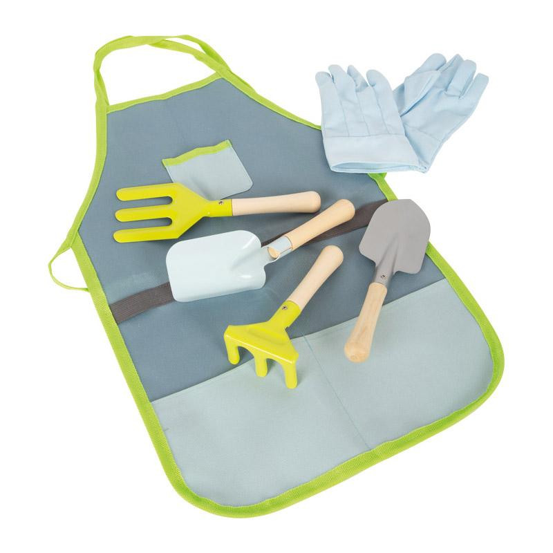 Tablier de jardin avec outils