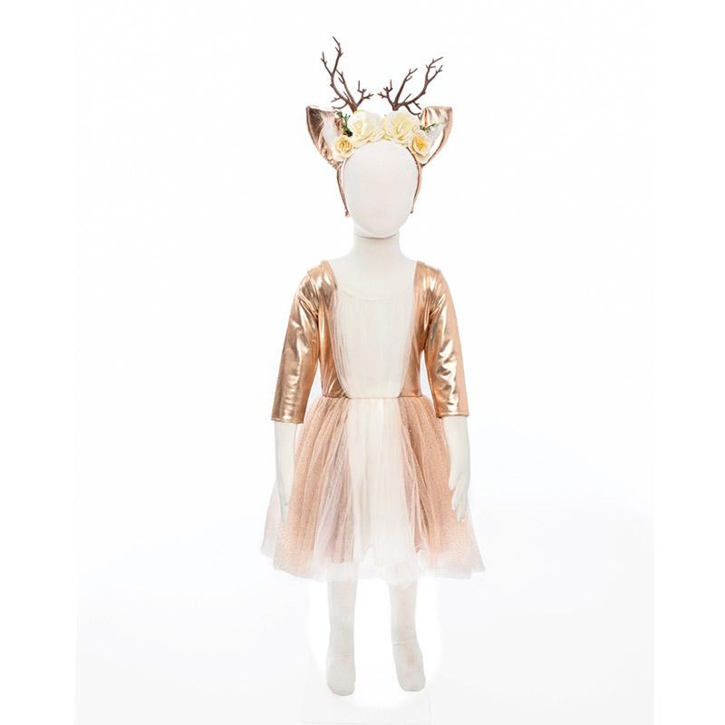 Déguisement robe de biche et serre-tête - 4 à 6 ans