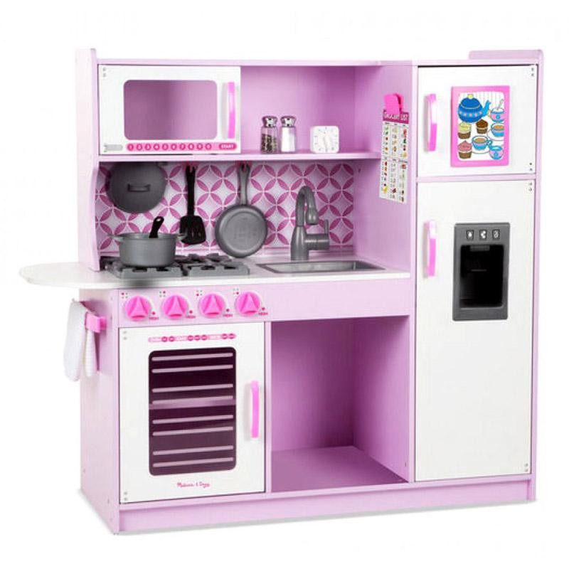 Cuisine du chef - rose et blanche