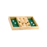 Fermer la boite double 9 - jeu en bois traditionnel