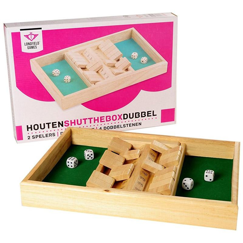 Fermer la boite double 9 - jeu en bois traditionnel