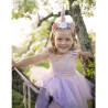 Déguisement Robe De Licorne Scintillante Avec Coiffe 4-6 ans