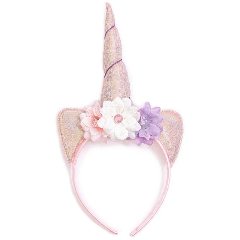 Déguisement Robe De Licorne Scintillante Avec Coiffe 4-6 ans