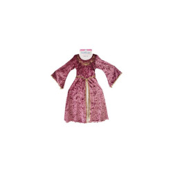 Déguisement robe Lady Guenièvre vieux rose - 8 à 10 ans
