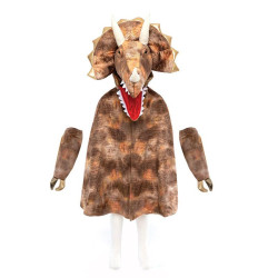 Déguisement Cape de Tricératops Grandasaurus avec griffes 4-6 ans