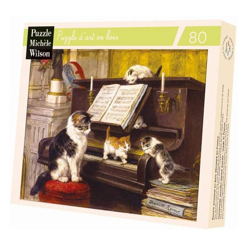 La leçon de piano - 80 pièces - Puzzle en bois