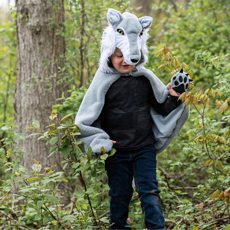 Déguisement cape Loup des bois 2-4 ans