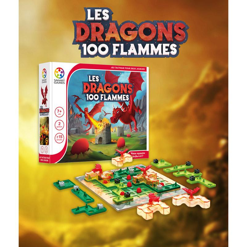 Les Dragons 100 Flammes jeu de logique pour 2 joueurs