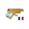 Jeu de dominos - bois boite vernie - jeu de société
