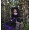 Déguisement Véra La sorcière velours avec robe et chapeau 2-4 ans Great Pretenders
