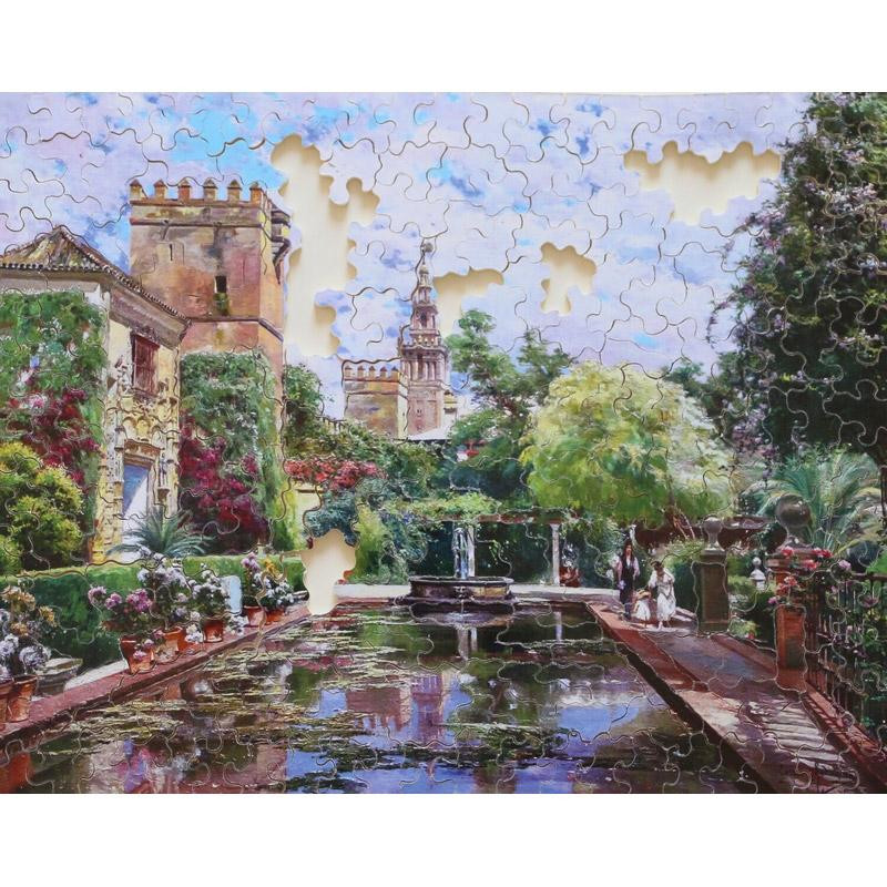 Puzzle en bois - Le Bassin de l'Alcazar - 250 pièces