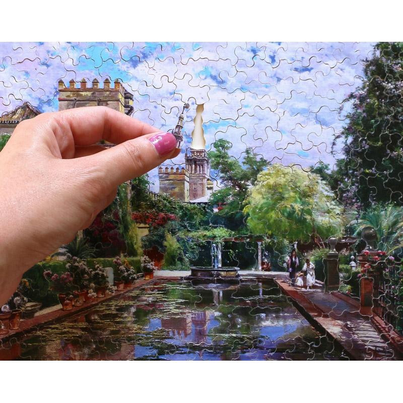 Puzzle en bois - Le Bassin de l'Alcazar - 250 pièces