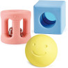 Hochets géométriques, lot de 3