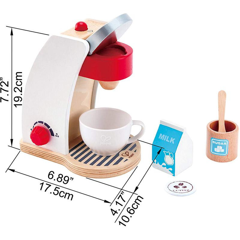 Dinette en bois - machine à café avec accessoires
