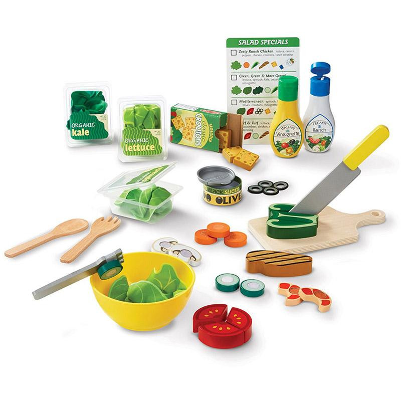 Ensemble de salades - jeu d'imitation pour dinette