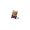 Pions de dames en bois de buis - en sachet