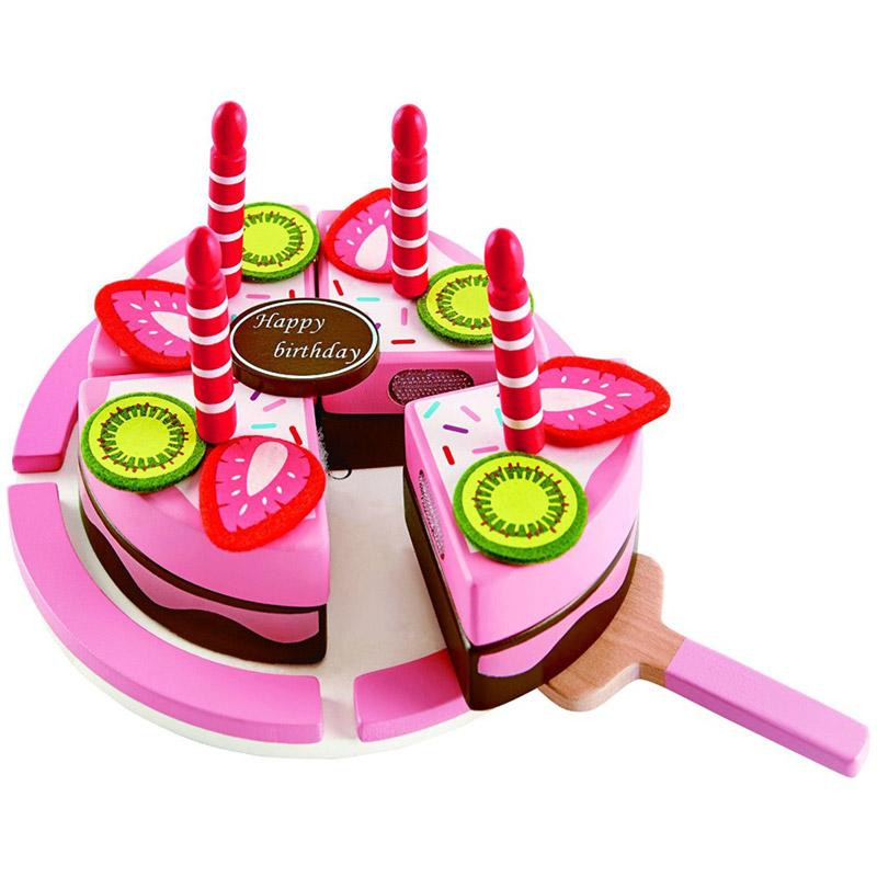 Gâteau d'anniversaire fraises et chocolat