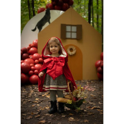 Déguisement cape de petit chaperon rouge - 4 à 6 ans