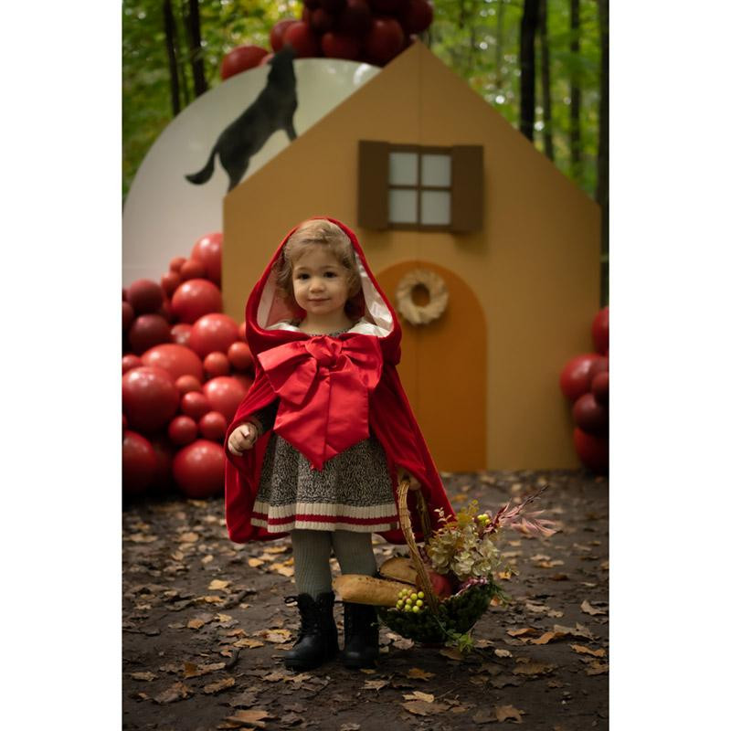 Déguisement cape de petit chaperon rouge - 4 à 6 ans
