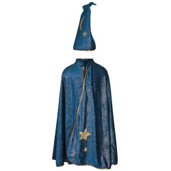 Déguisement cape de Magicien avec chapeau - 6 ans à 9 ans