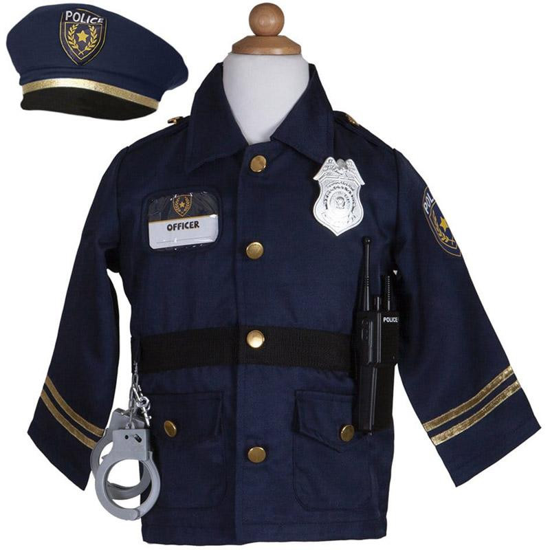 Déguisement de policier avec accessoires 4 à 6 ans Great Pretenders