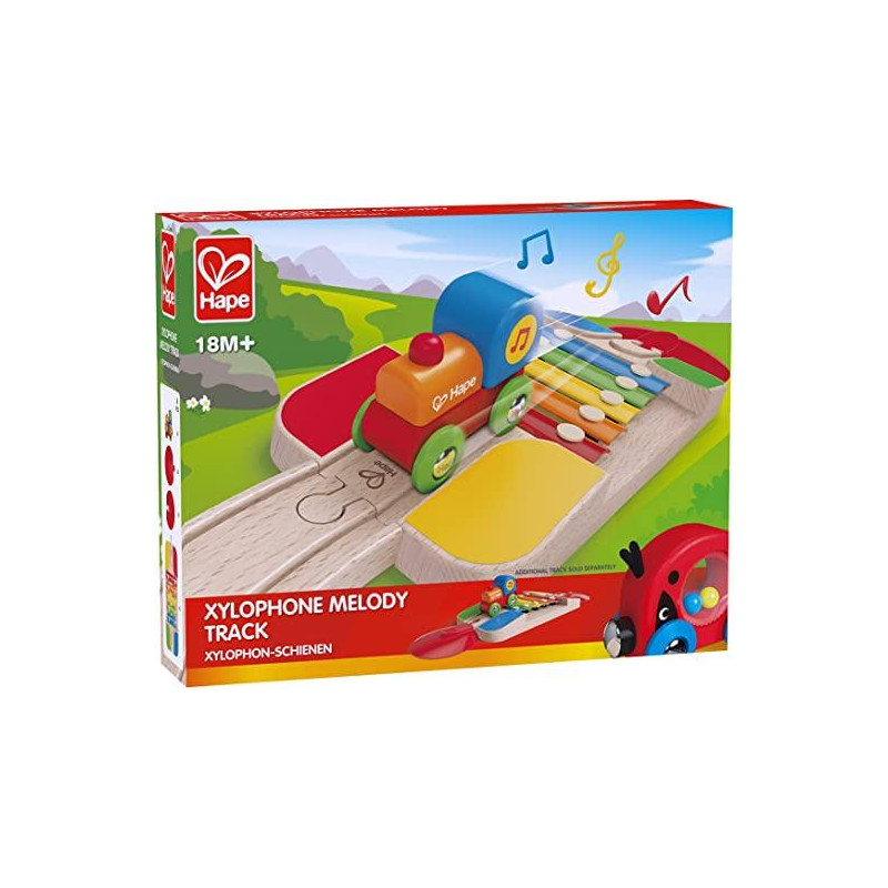 Rail musical pour circuit train en bois