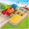 Rail musical pour circuit train en bois