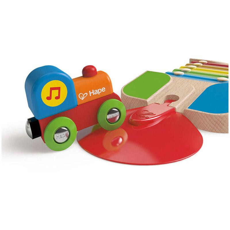 Rail musical pour circuit train en bois