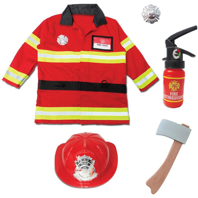 Déguisement de pompier avec accessoires 2 à 4  ans Great Pretenders