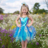 Déguisement robe Costume de Paon avec Coiffe 4-6 ans