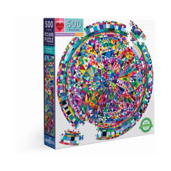 Puzzle rond - TRIANGLE PATTERN