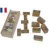 Dominos en bois images les animaux du zoo