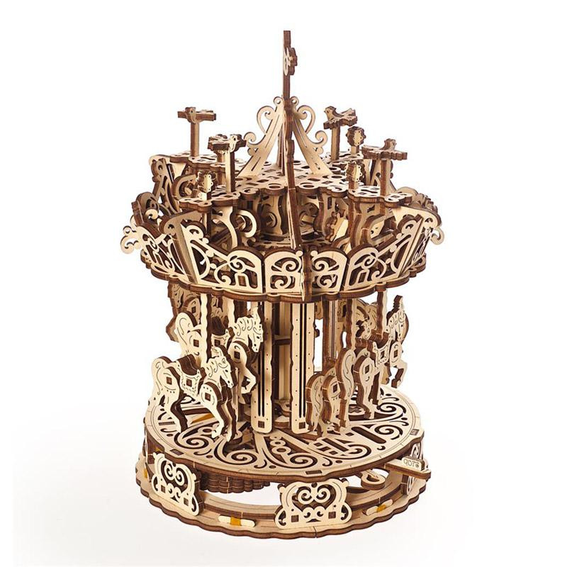 Carrousel, maquette en bois à assembler Ugears