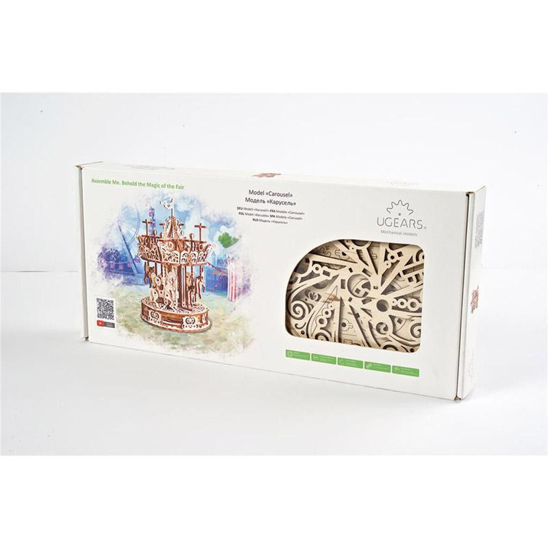 Carrousel, maquette en bois à assembler Ugears