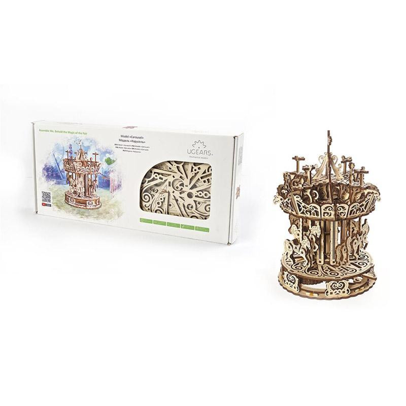 Carrousel, maquette en bois à assembler Ugears